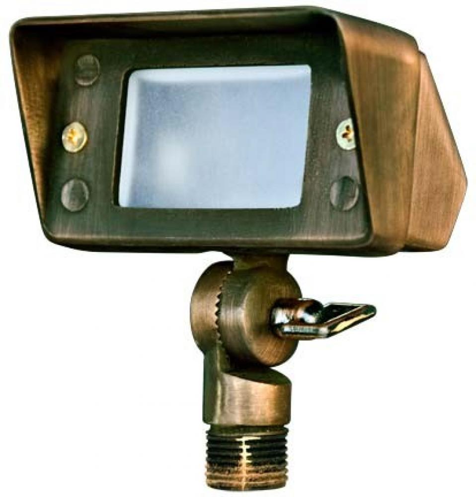 CAST BRASS MINI FLOOD LIGHT 2.5W JC-LED 12V