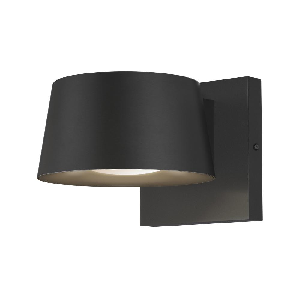 7" 3K-LED Gateway Exterior Wall Mount - Black