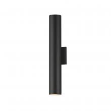 Maxim 86225BK - 20" 3K-LED Up/Down Caldera Exterior Wall Sconce - Black