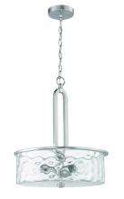 Craftmade 54293-BNK - Collins 3 Light Pendant in Brushed Polished Nickel