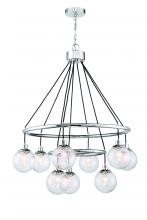 Craftmade 53329-CH - Que 9 Light Chandelier in Chrome