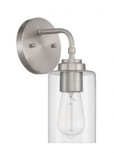 Craftmade 56001-BNK - Stowe 1 Light Wall Sconce in Brushed Polished Nickel