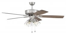 Craftmade P104BNK5-52DWGWN - 52" Pro Plus 104 in Brushed Polished Nickel w/ Driftwood/Grey Walnut Blades