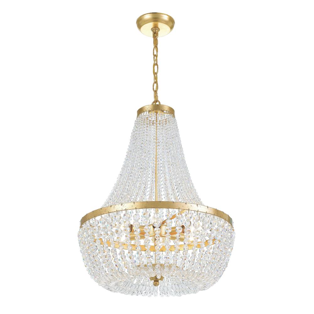 Rylee 6 Light Antique Gold Chandelier