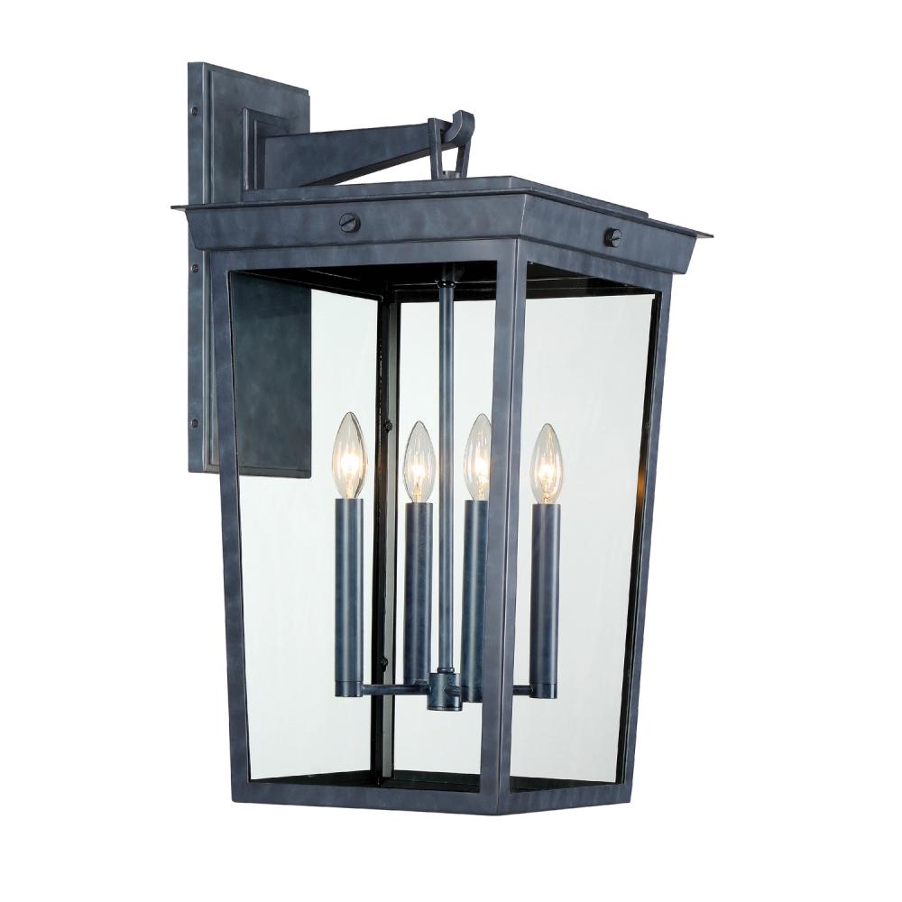 Belmont 4 Light Graphite Outdoor Sconce