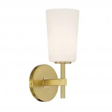 Crystorama COL-101-AG - Colton 1 Light Aged Brass Sconce