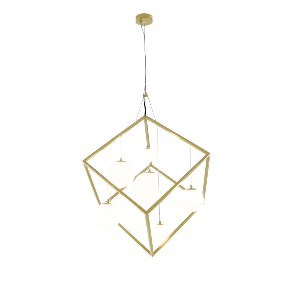 Pixie 6-Light Cube Pendant