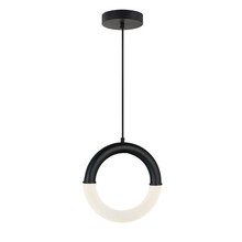 Justice Design Group ACR-4203-FRST-MBLK - Revolve 11" LED Pendant