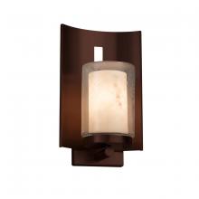 Justice Design Group FAL-7591W-10-DBRZ - Embark 1-Light Outdoor Wall Sconce