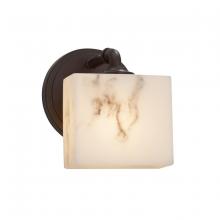 Justice Design Group FAL-8467-55-DBRZ - Bronx ADA 1-Light Wall Sconce