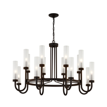 Justice Design Group FSN-4345-CLFR-DBRZ - Anchor 42" Chandelier