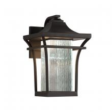 Justice Design Group FSN-7521W-RAIN-DBRZ - Summit Small 1-Light LED Outdoor Wall Sconce