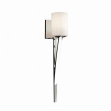 Justice Design Group FSN-8791-10-OPAL-CROM - Sabre 1-Light Wall Sconce