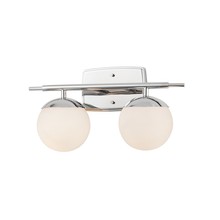 Justice Design Group FSN-8962-OPAL-CROM - Epoch 2-Light Bath Bar