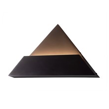Justice Design Group NSH-4261-MBLK - Prism ADA Triangle LED Wall Sconce