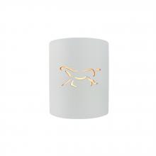 Justice Design Group CER-9010-WTWT-HRSE-LED1-1000 - Sun Dagger Small LED Cylinder - Open Top & Bottom