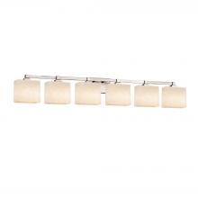 Justice Design Group CLD-8436-55-NCKL-LED6-4200 - Regency 6-Light LED Bath Bar