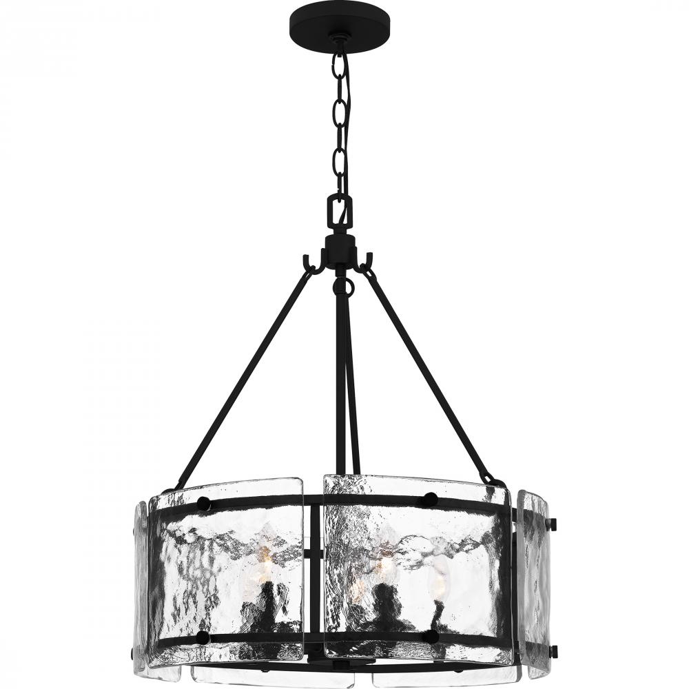 21" 5-Light Fortress Pendant - Earth Black