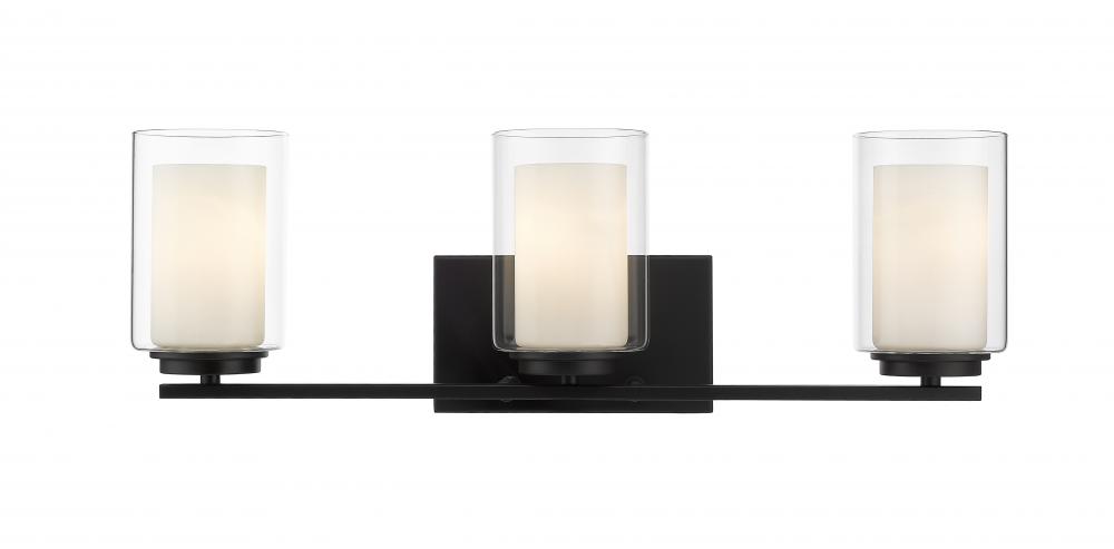 24" 3-Light Willow Vanity - Matte Black
