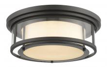 Z-Lite 2005F18-BRZ - 3 Light Flush Mount