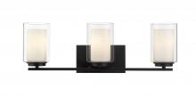 Z-Lite 426-3V-MB - 24" 3-Light Willow Vanity - Matte Black