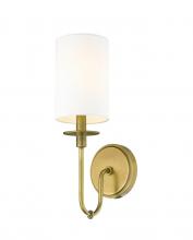 Z-Lite 809-1S-RB-WH - 1 Light Wall Sconce