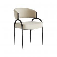Arteriors Home 4781 - 31" Bahati Chair - Natural Iron & Natural linen