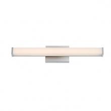 Westinghouse 6134900 - 15W 1 Light LED Wall Fixture with Color Temperature Selection Brushed Nickel Finish Frosted Acrylic
