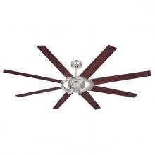 Westinghouse 7217300 - 68 in. Nickel Luster Finish Reversible Blades (Mahogany/Wengue)