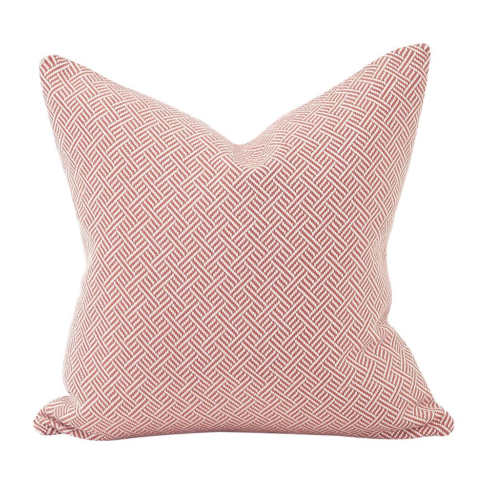 20" x 20" Pillow Beach Club Rhubarb - Down Insert