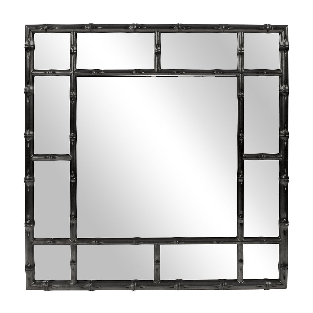 Bamboo Mirror - Glossy Black