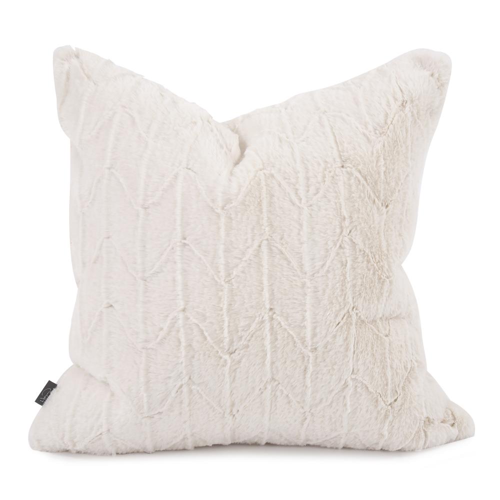 20" x 20" Angora Natural Pillow - Down Fill