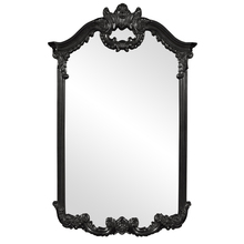 Howard Elliott 56048BL - Roman Mirror - Glossy Black