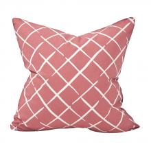 Howard Elliott 2-663 - 20" x 20" Pillow Cove End Rhubarb - Poly Insert
