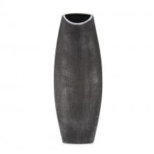 Howard Elliott 89123 - Textured Black Free Formed Ceramic Vase, Tall