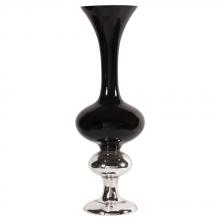 BLACK HAND-BLOWN GLASS