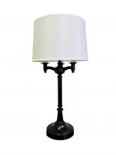House of Troy L850-BLK - Lancaster 31.75" Antique Brass Six Way Table Lamp