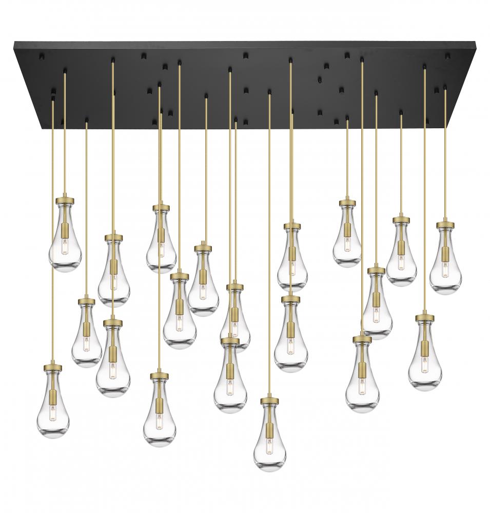 Owego - 21 Light - 71 inch - Brushed Brushed Brass - Multi Pendant