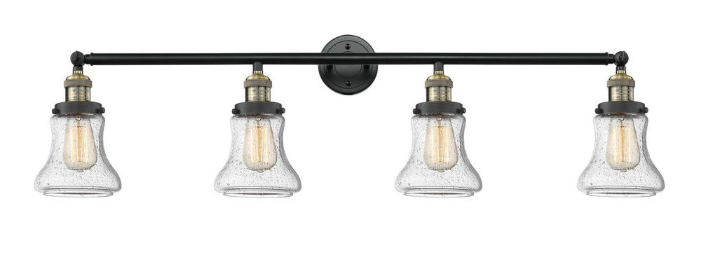 Bellmont - 4 Light - 42 inch - Black Antique Brass - Adjustable Bath Vanity Light