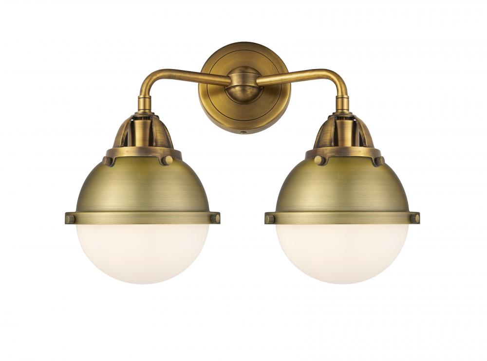 Hampden - 2 Light - 15 inch - Brushed Brass - Bath Vanity Light