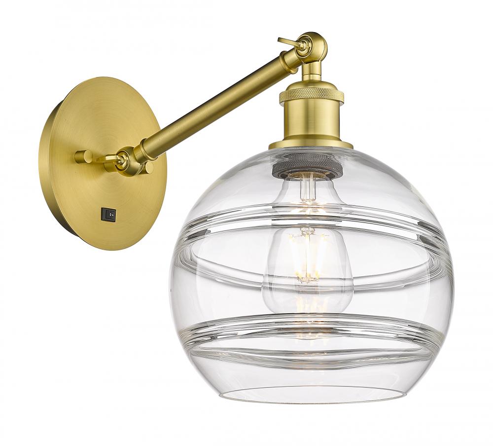 Rochester - 1 Light - 8 inch - Satin Gold - Adjustable Sconce