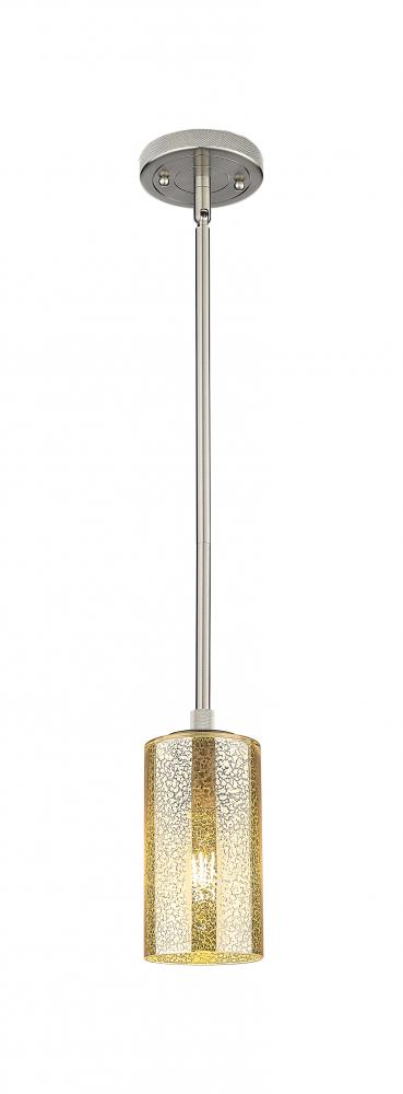 Crown Point - 1 Light - 5 inch - Satin Nickel - Pendant