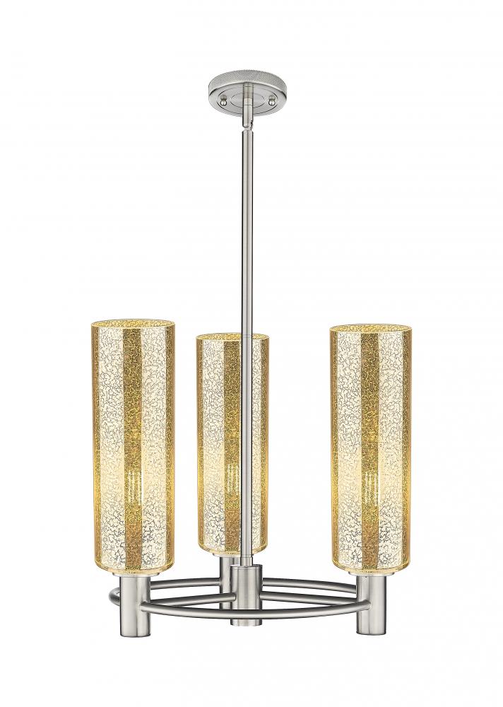 Crown Point - 3 Light - 18 inch - Satin Nickel - Pendant