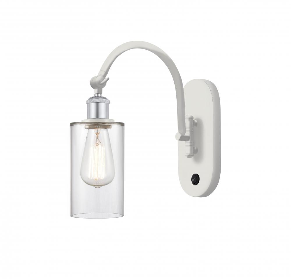 Clymer - 1 Light - 4 inch - White Polished Chrome - Adjustable Swing Arm