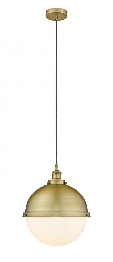 Hampden - 1 Light - 13 inch - Brushed Brass - Cord hung - Pendant