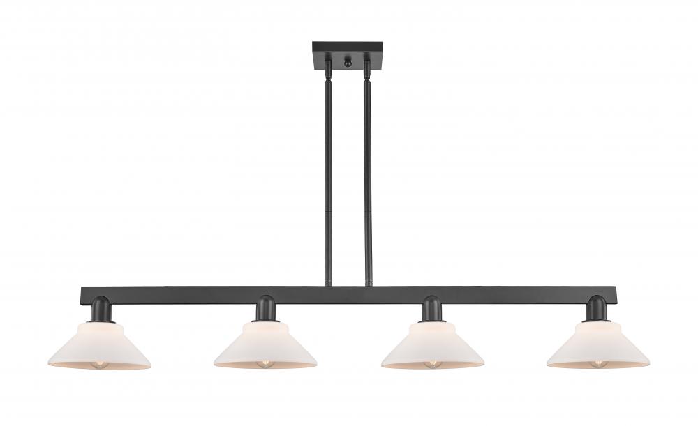 Orwell - 4 Light - 51 inch - Antique Brass - Stem hung - Island Light