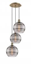 Innovations Lighting 113B-3P-AB-G556-10SM - Rochester 3 Light 18 inch Multi-Pendant