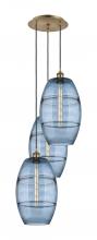 Innovations Lighting 113B-3P-AB-G557-10BL - Vaz 3 Light 18 inch Multi-Pendant