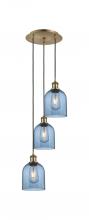 Innovations Lighting 113B-3P-AB-G558-6BL - Vaz 3 Light 16 inch Multi-Pendant