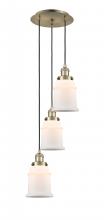 Innovations Lighting 113F-3P-AB-G181 - Canton - 3 Light - 13 inch - Antique Brass - Cord hung - Multi Pendant